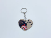 Load image into Gallery viewer, Personalized Heart Keychain
