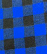 Load image into Gallery viewer, Blue Flannel Buffalo Plaid
